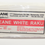 Keane's White Raku